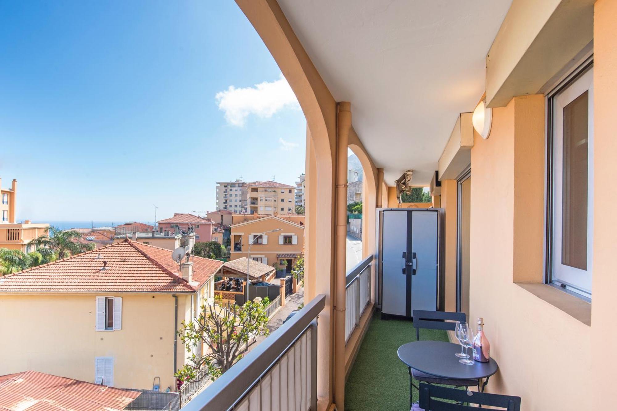 Monaco A Pied - Spacieux Appartement - Balcon - Ca ボーソレイユ エクステリア 写真